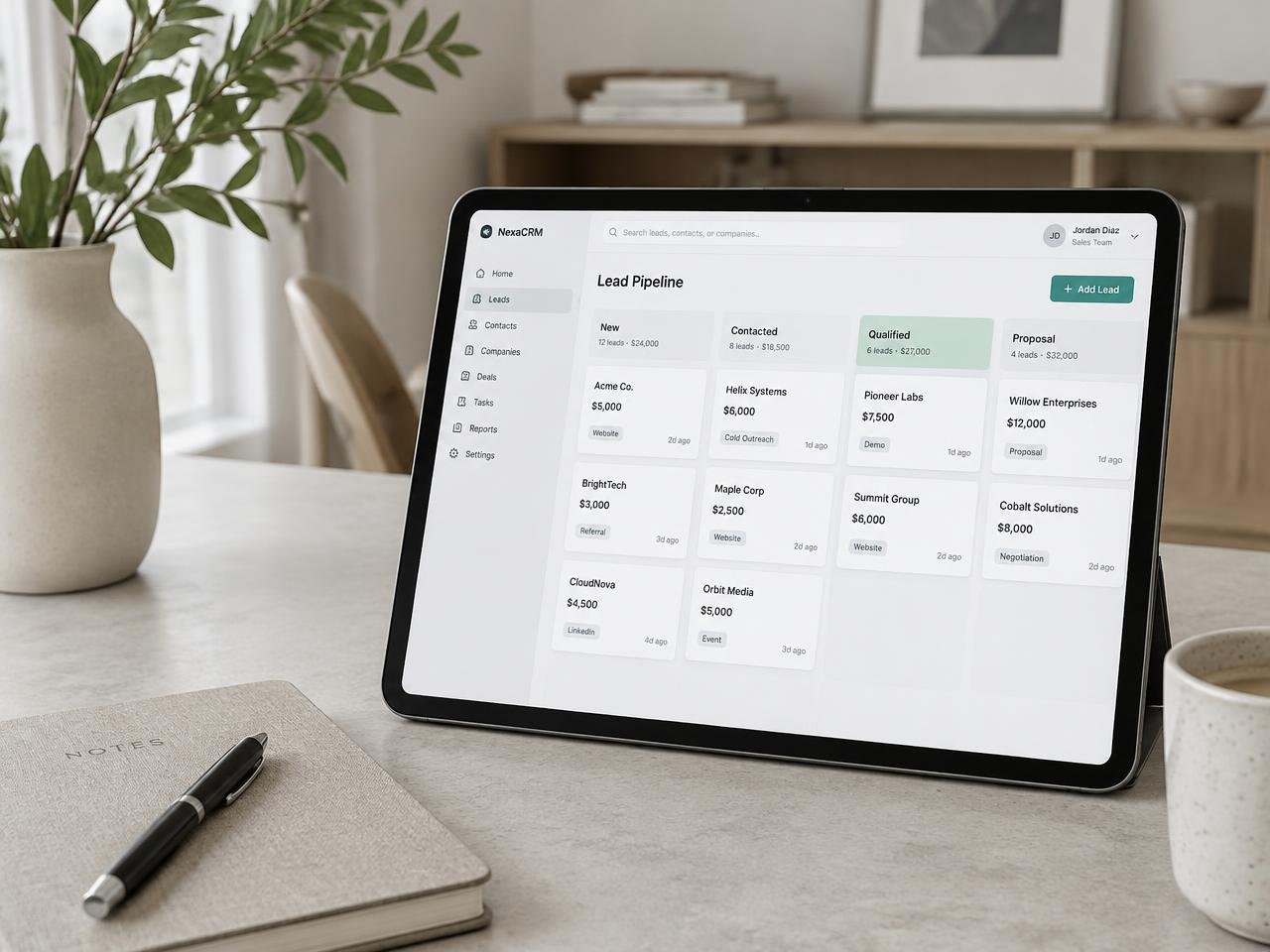 Digitale Prozessautomatisierung in einer klaren Arbeitsumgebung